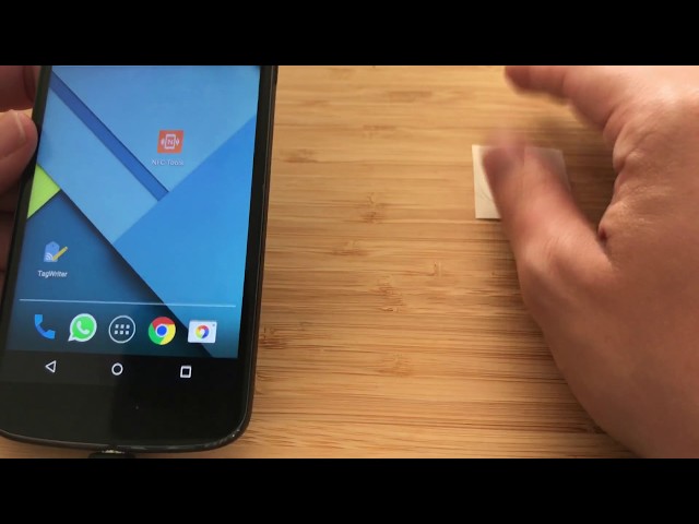 NFC Tags programmeren doe je zo!