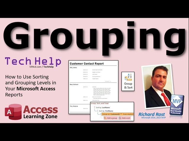 How to Use Sorting & Grouping Levels in Microsoft Access Reports. Create a Grouped Report, Summary