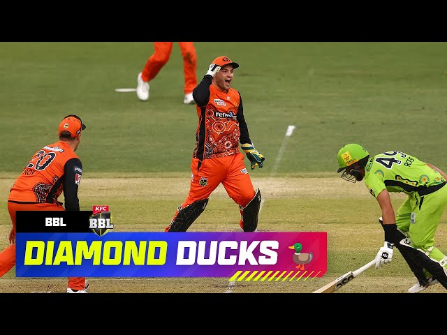 DIAMOND DUCKS 🦆 😭 Batters Dismissed Without Facing A Ball | #BBL