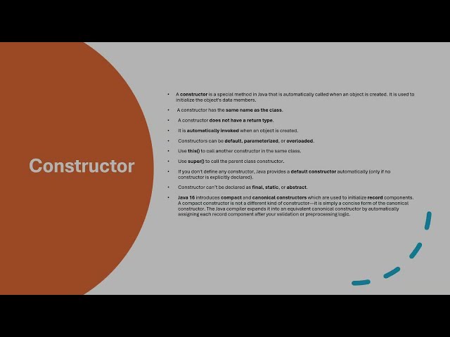 Java Interview Questions - constructors