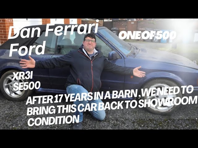Ford Escort XR3I All Blue, Ltd Edition SE500 Barn Find,  "can we buy it?" "what will we do with it?"