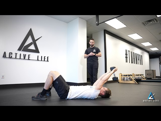 Dumbbell Pullover on Floor