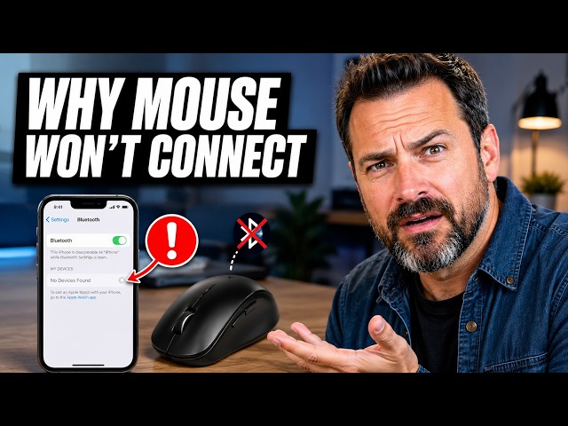 How to Fix a Mouse Not Connecting to iPhone