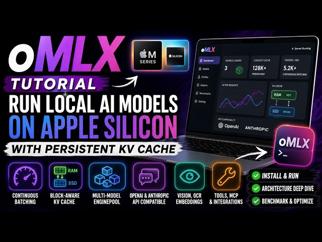 oMLX : Run Local AI Models on Apple Silicon with Persistent KV Cache