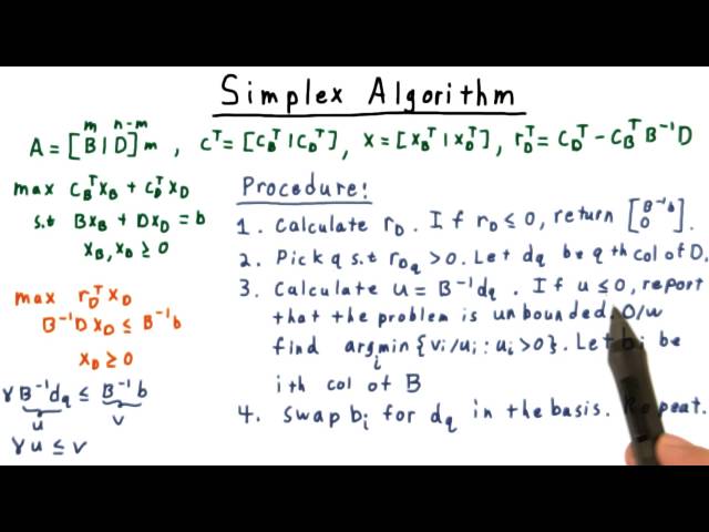 Simplex Summary - Georgia Tech - Computability, Complexity, Theory: Algorithms