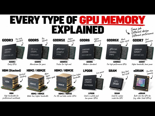 Every Type of GPU Memory Explained