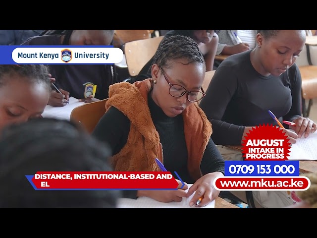 Mount Kenya University Distance and Institution-Based electronic Learning (DIBEL) AUGUST 2025