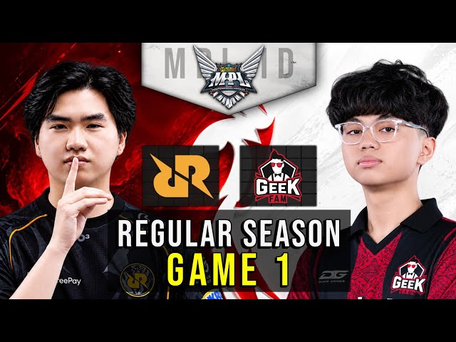 RRQ vs GEEK FAM 🔥 GAME 1 | MPL ID SEASON 18 | REGULAR SEASON