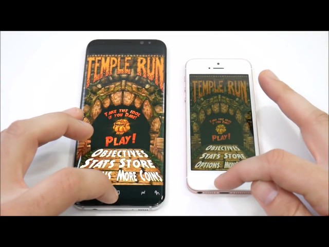 GalaxyS8Nation  S8 Plus vs iPhone SE!   Speed Test