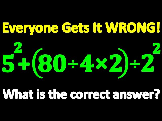What An Amazing Math Challenge That Everyone Gets It WRONG! 