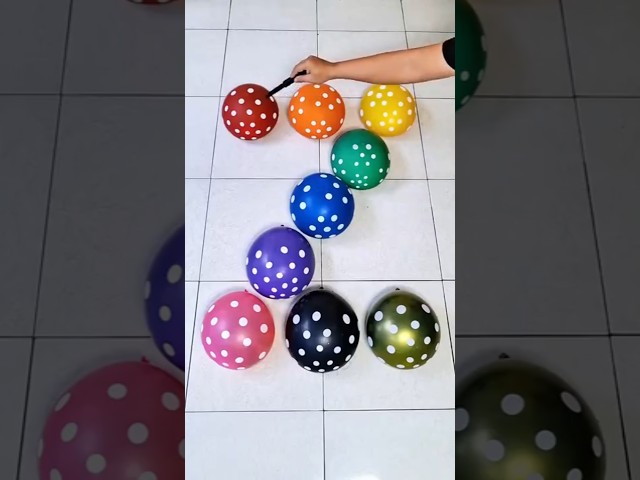 Letter "Z" Nine Big Balloon Orbeez Popping #asmr #asmrsounds #satisfying #oddlysatisfying