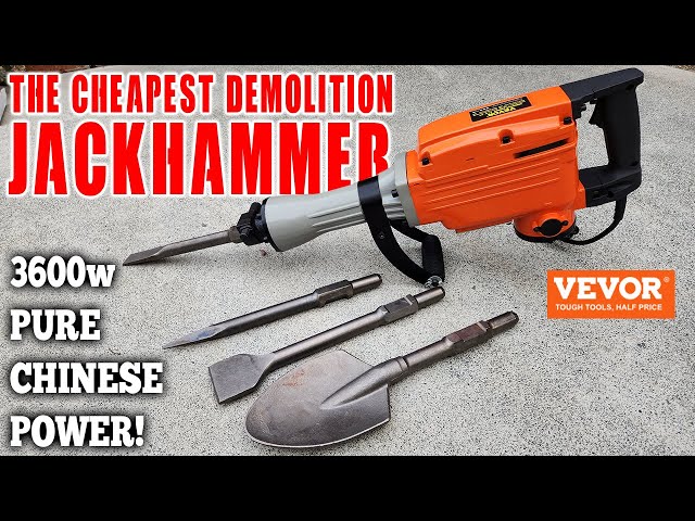 I bought the cheapest DEMOLITION JACKHAMMER I could find! // VEVOR 3600W of pure Chinese power