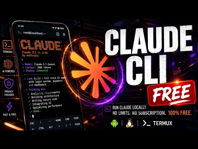 Deploy Claude Code CLI on Android for FREE (No Root Termux Setup)