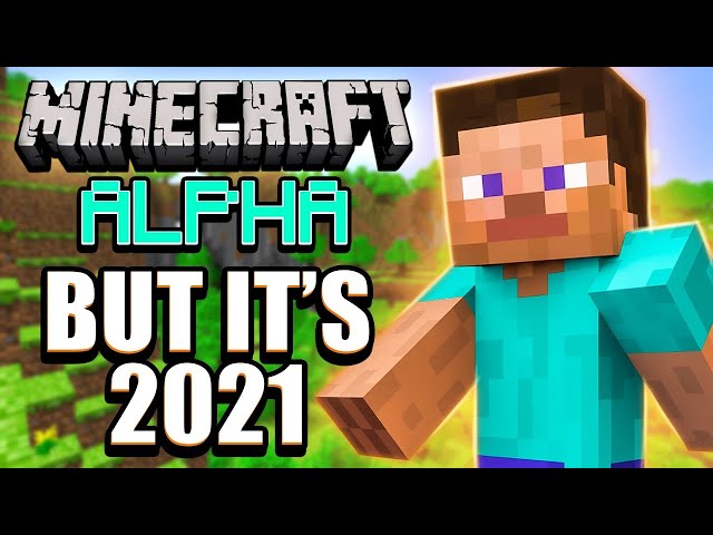 Playing the Minecraft Alpha in 2021
