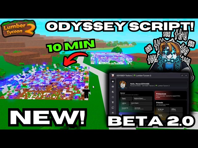 The NEW Odyssey Script Is INSANE… Fastest Base Dupe Yet! Fastest Auto Buy! - Lumber Tycoon