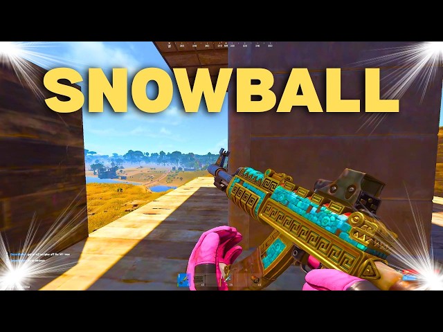 SOLO SNOWBALL IN RUST 17,945 HOURS (MULTIPLE RAID DEFENSE)