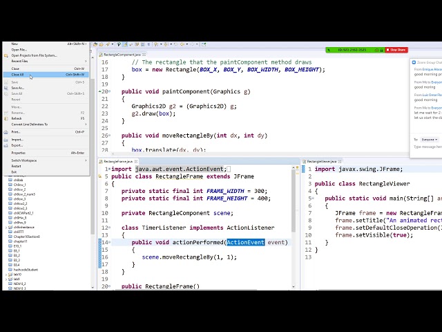 JAVA Programming -  GUI project move box by Timer