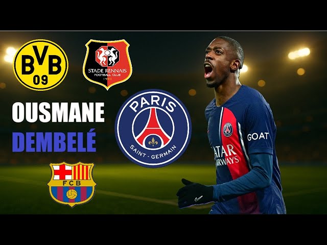 OUSMANE DEMBELÉ - Ganador Balón de Oro | Logros, Equipos, Goles y Asistencias | HD