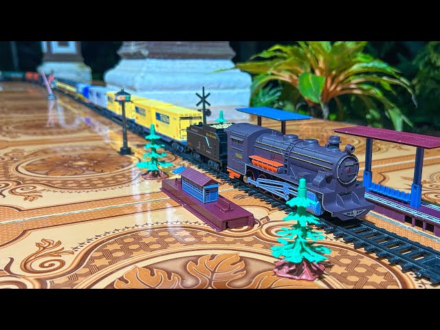 ASMR Fenfa Long Train: Double Steam Locomotives & OSX Diesel Engine Pulling Massive Consist