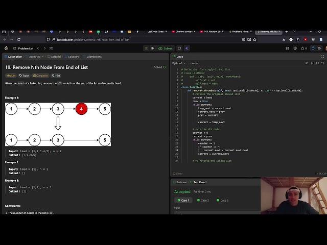 19. Remove Nth Node From End of List