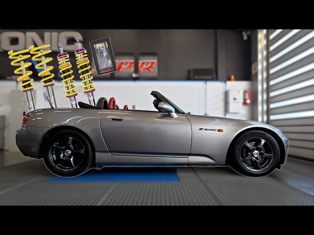 LA MEJOR MOD!!! Honda S2000 con Suspensión KW V3