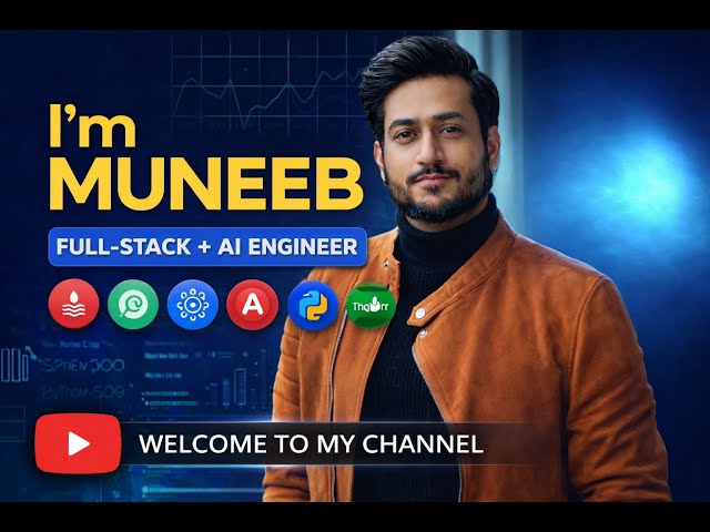 I am Muneeb, Full-Stack & AI Engineer