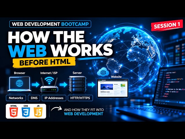 Before HTML: How the Internet, Networks & Websites Work