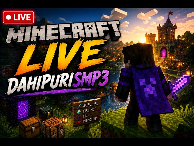 MINECRAFT SURVIVAL LIVE
