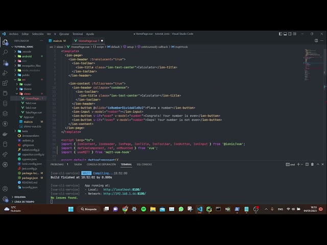 TUTORIAL IONIC 5  - OTRA LIBRERIA MQTT   PARTE 1