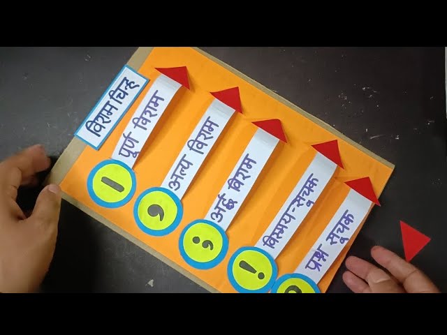 Viram Chinh Tlms || विराम चिन्ह  TLM || TLM for primary school 