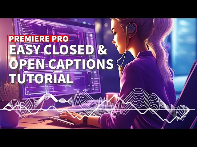 Create Accessible Videos in Premiere Pro: Easy Closed & Open Captions Tutorial