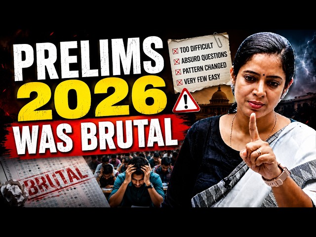 UPSC Prelims 2026 Was Brutal | THE PAPER WAS INSANE | Dr.Tanu Jain Ma'am