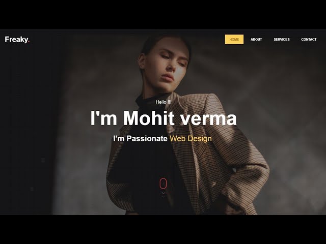 Free Portfolio Website Template in HTML and CSS With Source Code || Source Coder | HTML CSS Projects
