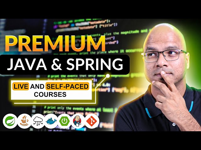 Premium Java and spring boot Courses