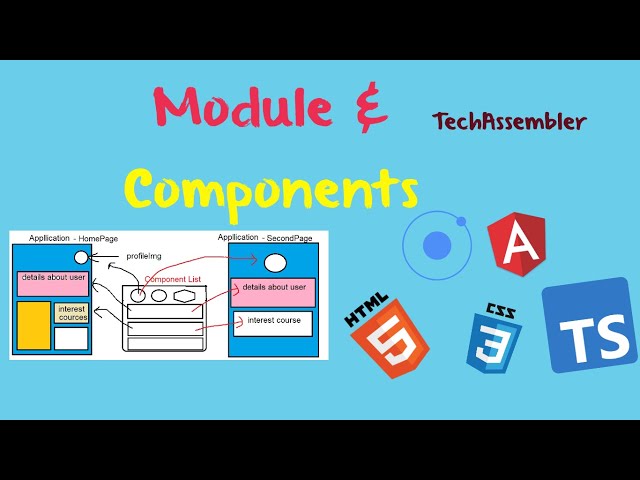 Ionic 5 - 04 Module & Component - Part 1