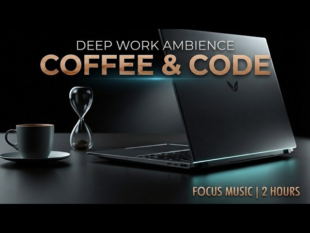 Deep Work Music ☕ Stop Procrastinating | Work Cafe Ambience For Focus