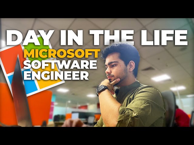 Life of a Software Engineer in India | Day in the life of a Microsoft Software Engineer 🔥