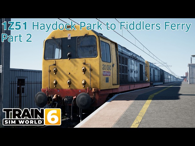 1Z51 Haydock Park to Fiddlers Ferry Part 2 - WCML: Crewe - Preston - Class 20 - Train Sim World 6