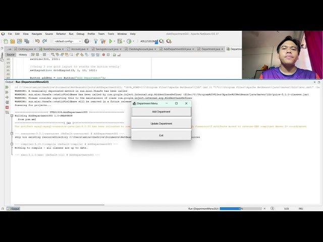 ITD 21304 OOP (Employee Management System GUI Application) DSK 4