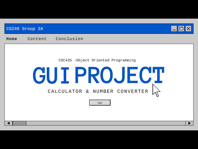 CSC435  - GUI Based Project: Calculator and Number Coverter