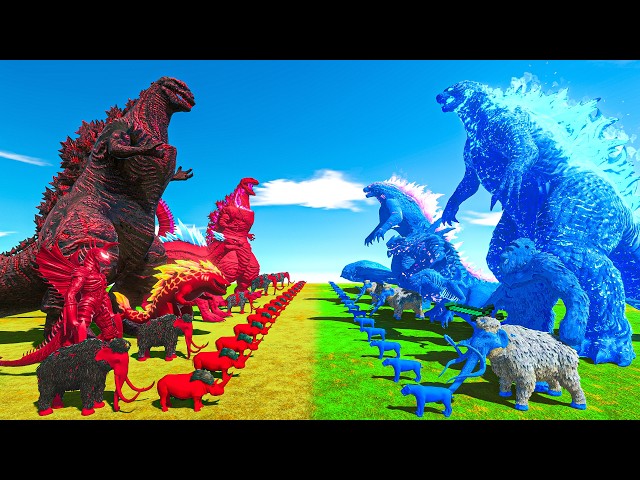 Shin Godzilla (Old & New) vs Godzilla Evolved & Legendary Supercharged - ARBS