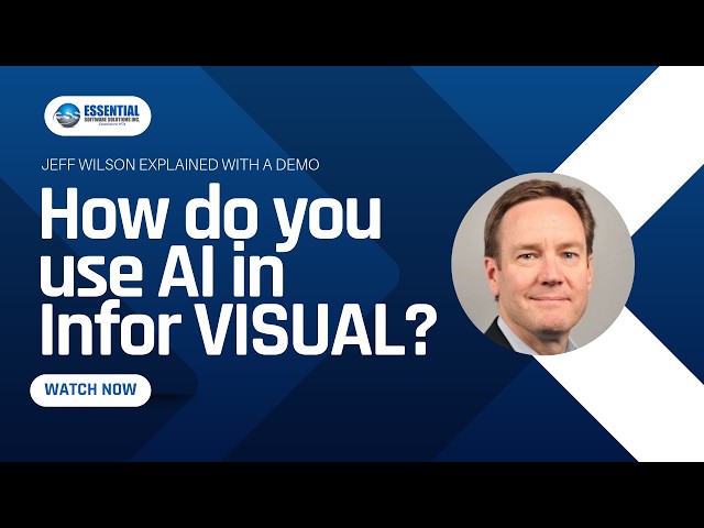 AI Made Simple for Infor VISUAL with Cyberquery
