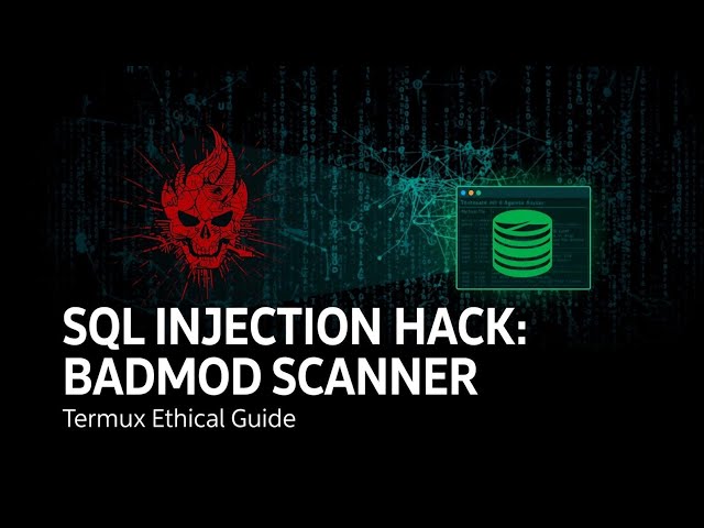 Termux Web Hacking: BadMod Ethical SQL Injection Scanner Guide