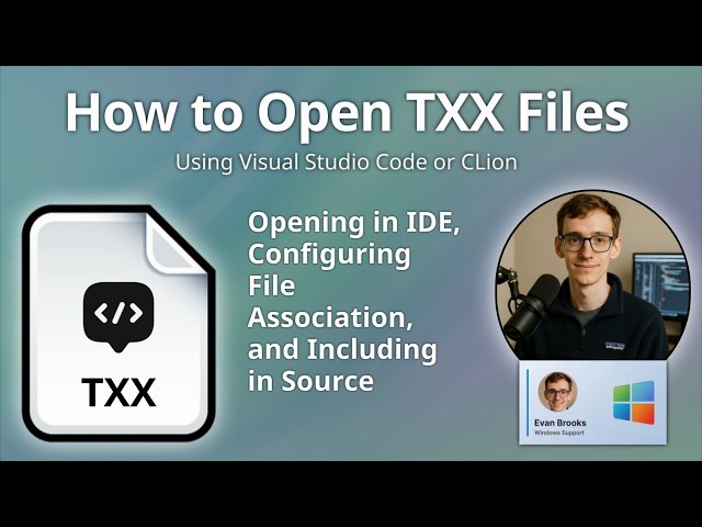 How to Open TXX Files (C++ Template Implementation)