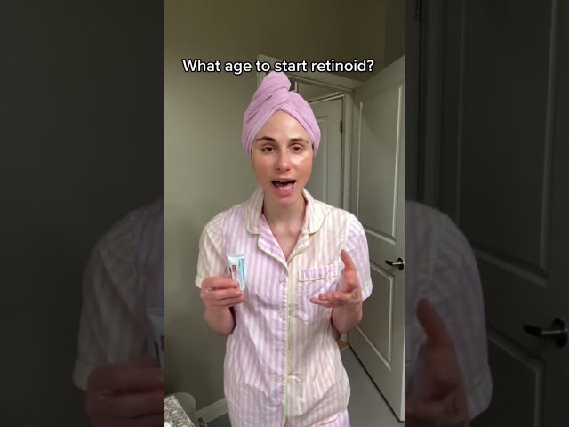 What age to start retinoid? #dermatologist @DrDrayzday
