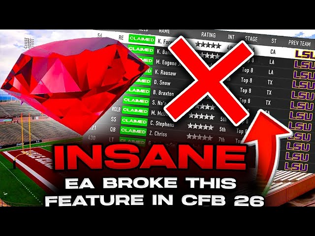 EA Completely Broke The Transfer Portal in CFB 26 Dynasty