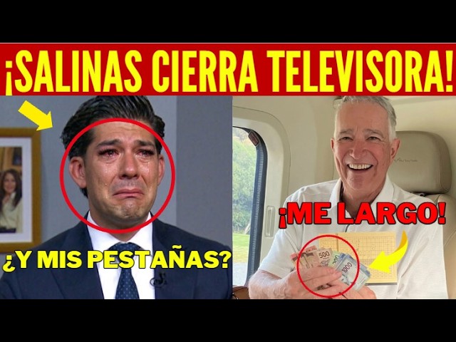 SALINAS QUIEBRA! CIERRA ADN 40. DUMBO ROMPE EN LLANTO. LANZAN COMPETENCIA A TERCER GRADO, RISA LOCA