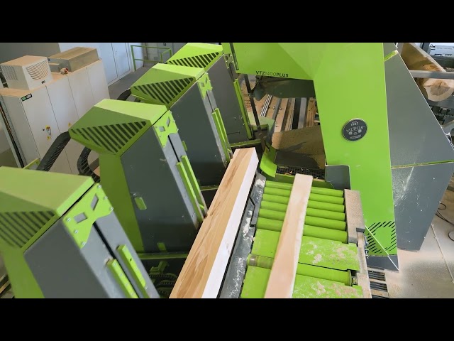 Complete SAWING LINE for HARDWOOD with vertical band sawmill VTZ 1400 PLUS, MEBOR