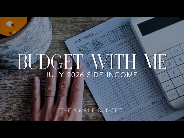 budget with me | budgeting my july extra income | zero-based budgeting