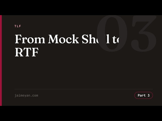From Mock Shell to RTF | Clinical SP Bootcamp Part 3